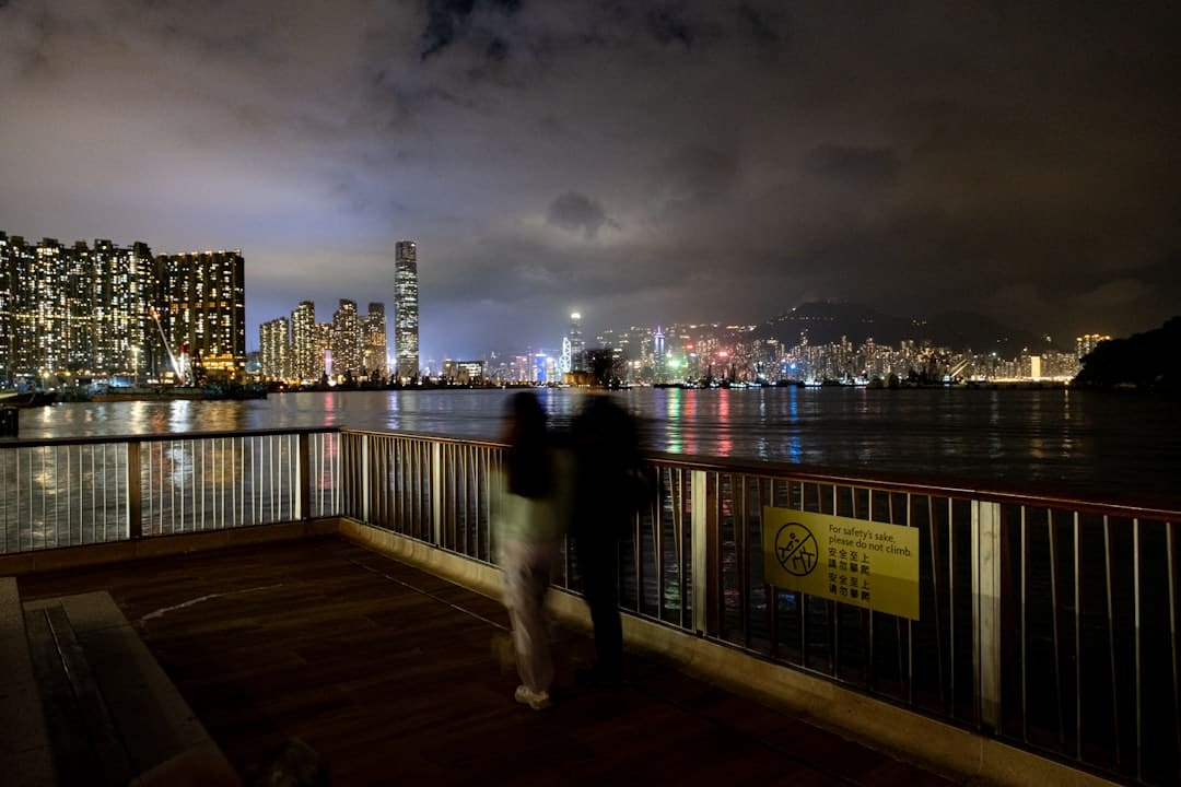 韩国东海岸海上全景_